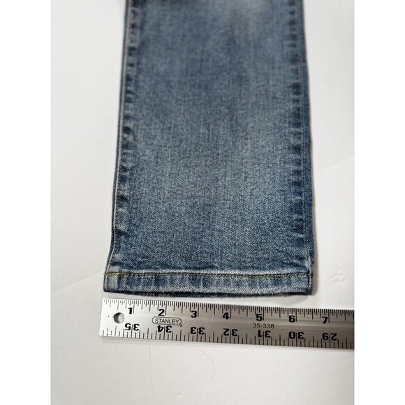 Pilcro Anthropologie Jeans Size 27 Byram Wash Straight Leg Distressed Stretch - Picture 12 of 16